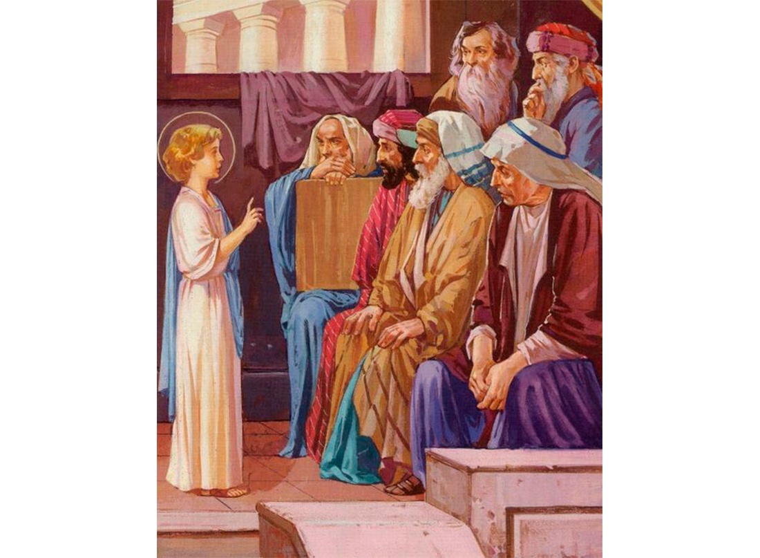 Ritrovamento di Gesù tra i dottori nel nel tempio