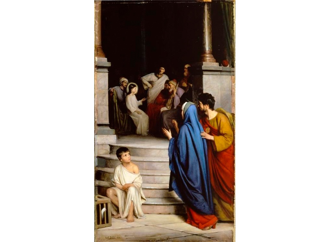 Ritrovamento di Gesù tra i dottori nel nel tempio