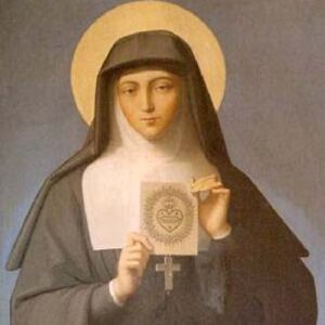 S. Margherita Maria Alacoque e lo Scudo del Sacro Cuore