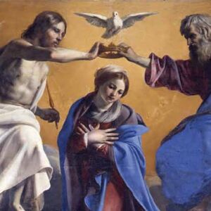 Bartolomeo Manfredi - Incoronazione della Vergine con i Santi Giovanni Battista, Maria Maddalena e Francesco