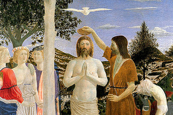 Piero della Francesca - Battesimo di Gesu