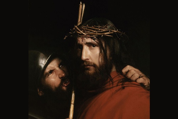 Carl Heinrich Bloch - Gesù deriso de un soldato