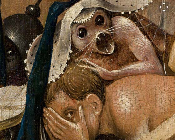 THE GARDEN OF EARTHLY DELIGHTS, DETAIL, HIERONYMUS BOSCH