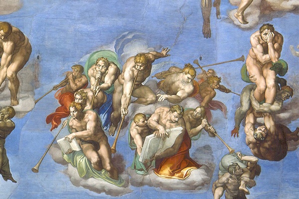 Michelangelo - Giudizio Universale (Particolare) - Cappella Sistina, Roma