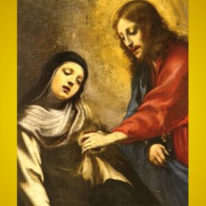 Lo scambio del cuore tra Gesù e Santa Caterina da Siena