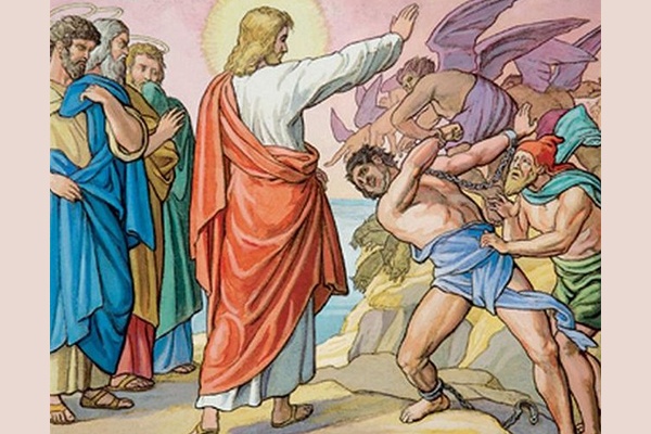 Gesù scaccia i demoni