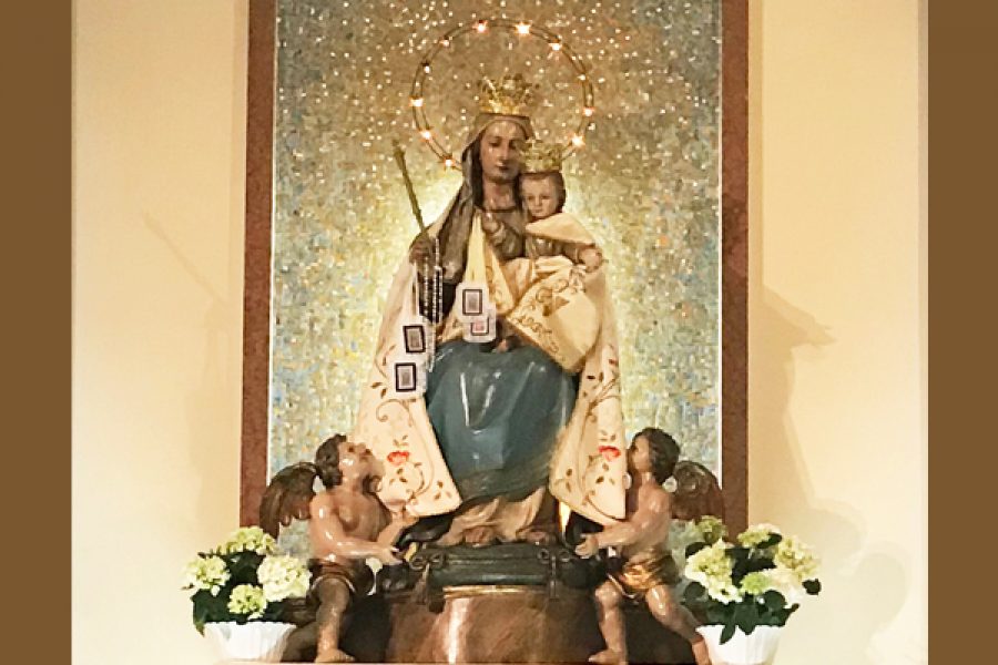 Recita della Supplica alla Madonna del Carmine presso il Carmelo di Monza - 2018