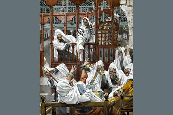 Gesù scaccia i demoni nella sinagoga di Cafarnao