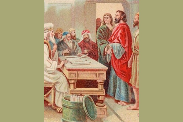 Pietro davanti al sinedrio