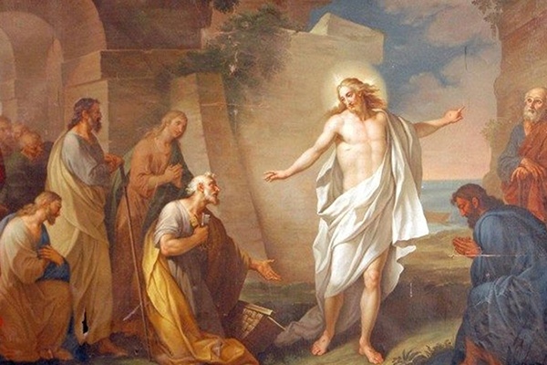 Gesù appare risorto agli Apostoli