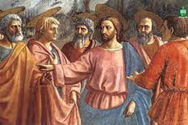 Gesù parla ai discepoli