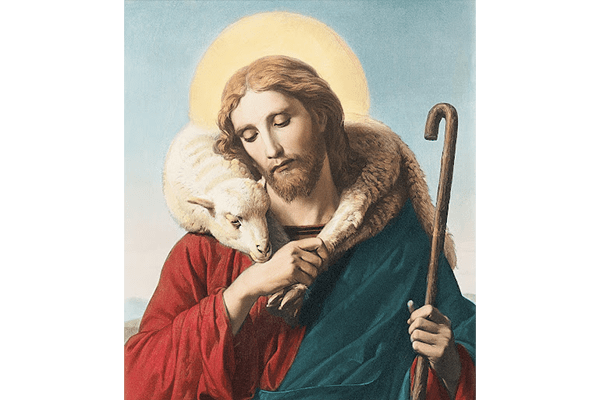 Gesù con agnellino in spalle