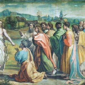 Gesù seguito dagli apostoli