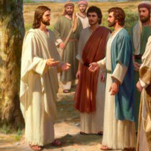 Gesù predica agli apostoli