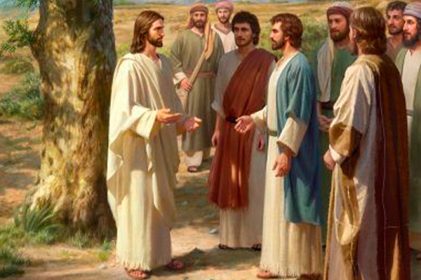 Gesù predica agli apostoli