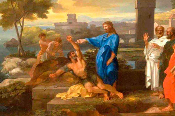 Gesù libera l'indemoniato